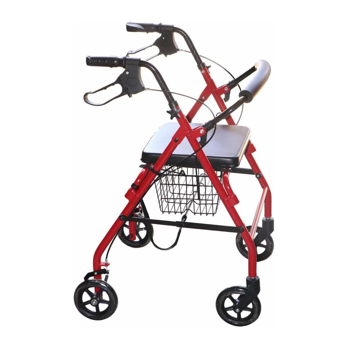 Andador 4 Ruedas CON Asiento Y Canasto